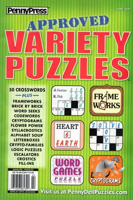 Approved Variety Puzzles June 2026
