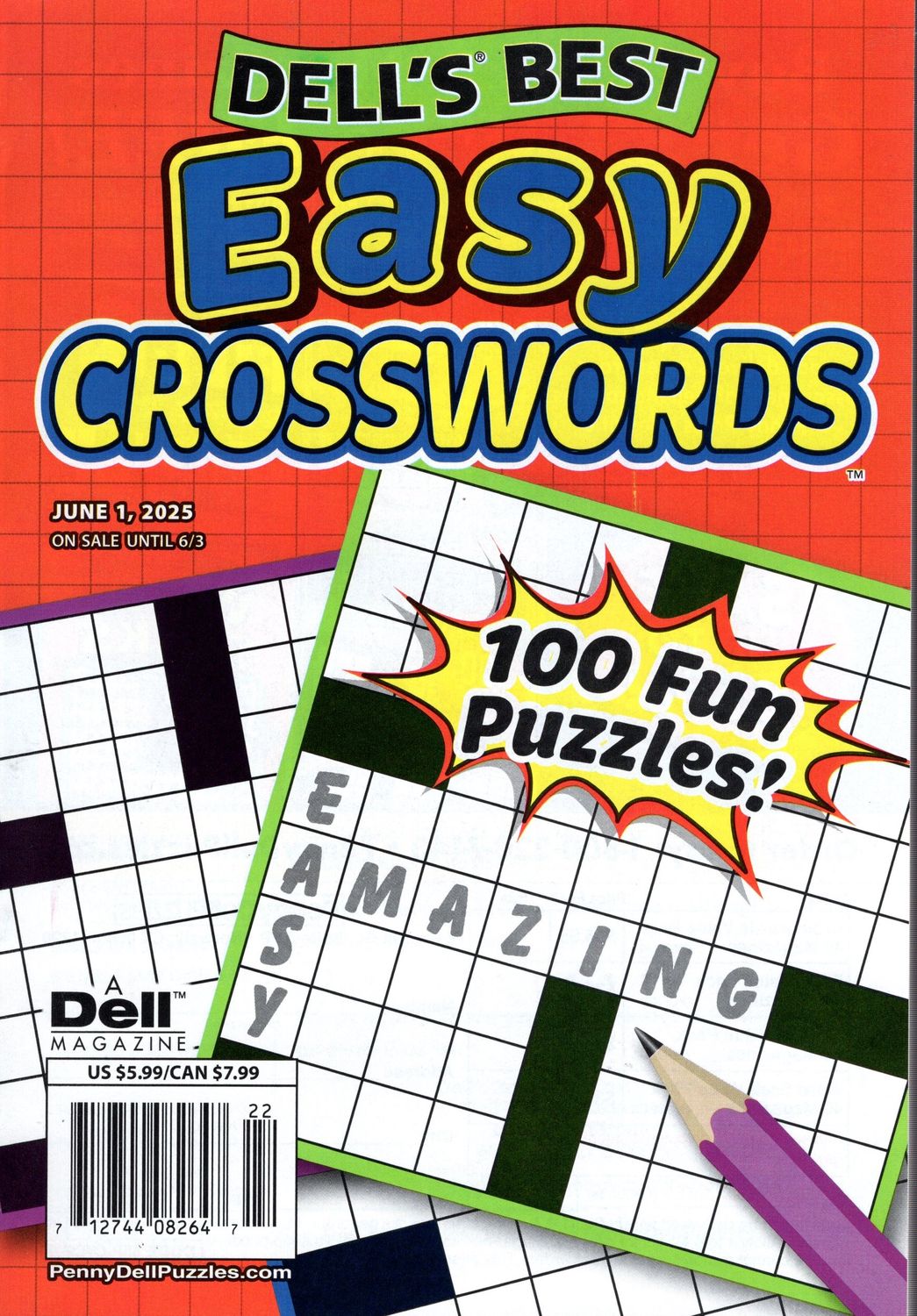 Dell’s Best Easy Crosswords June 2025