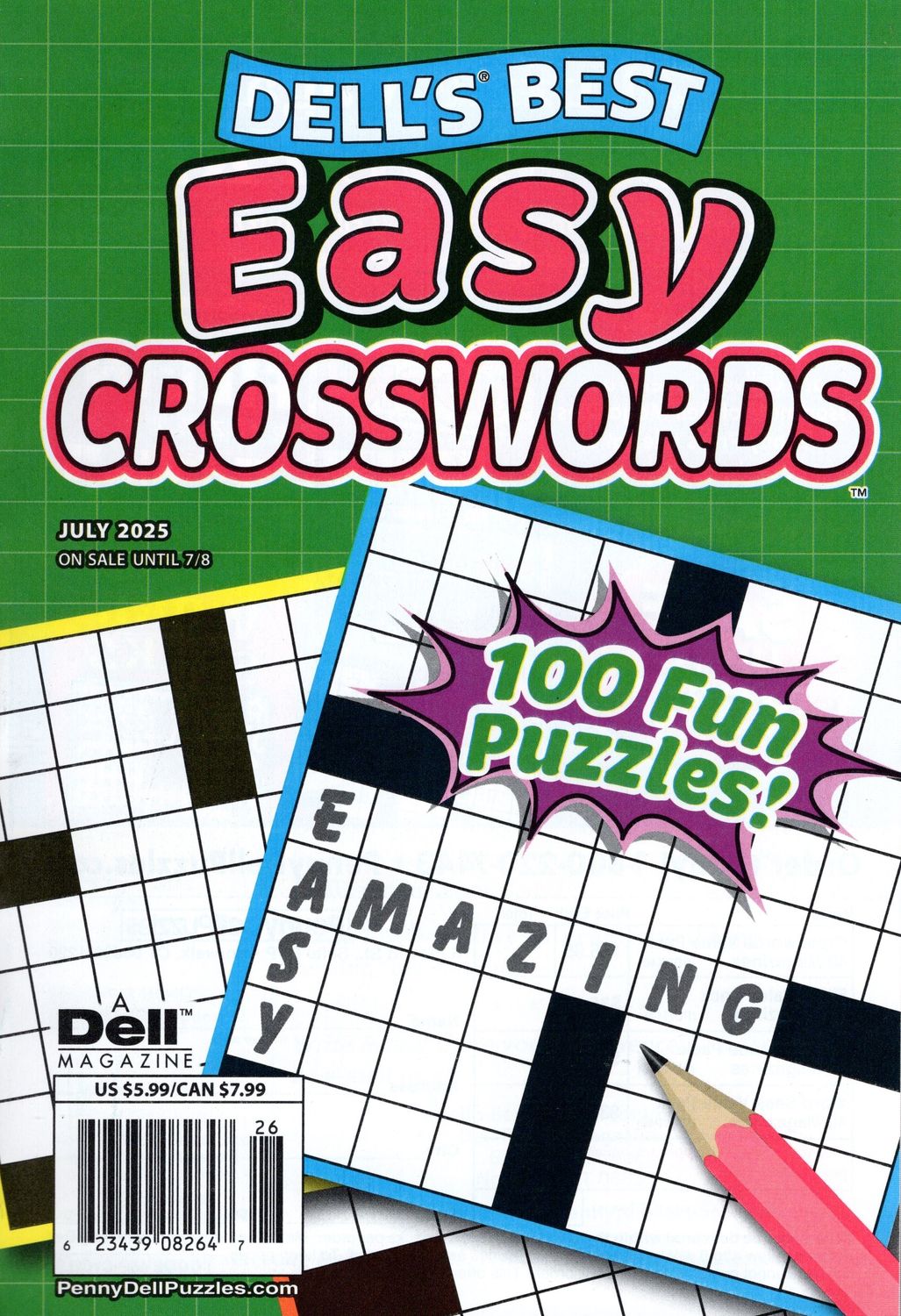Dell’s Best Easy Crosswords July 2025