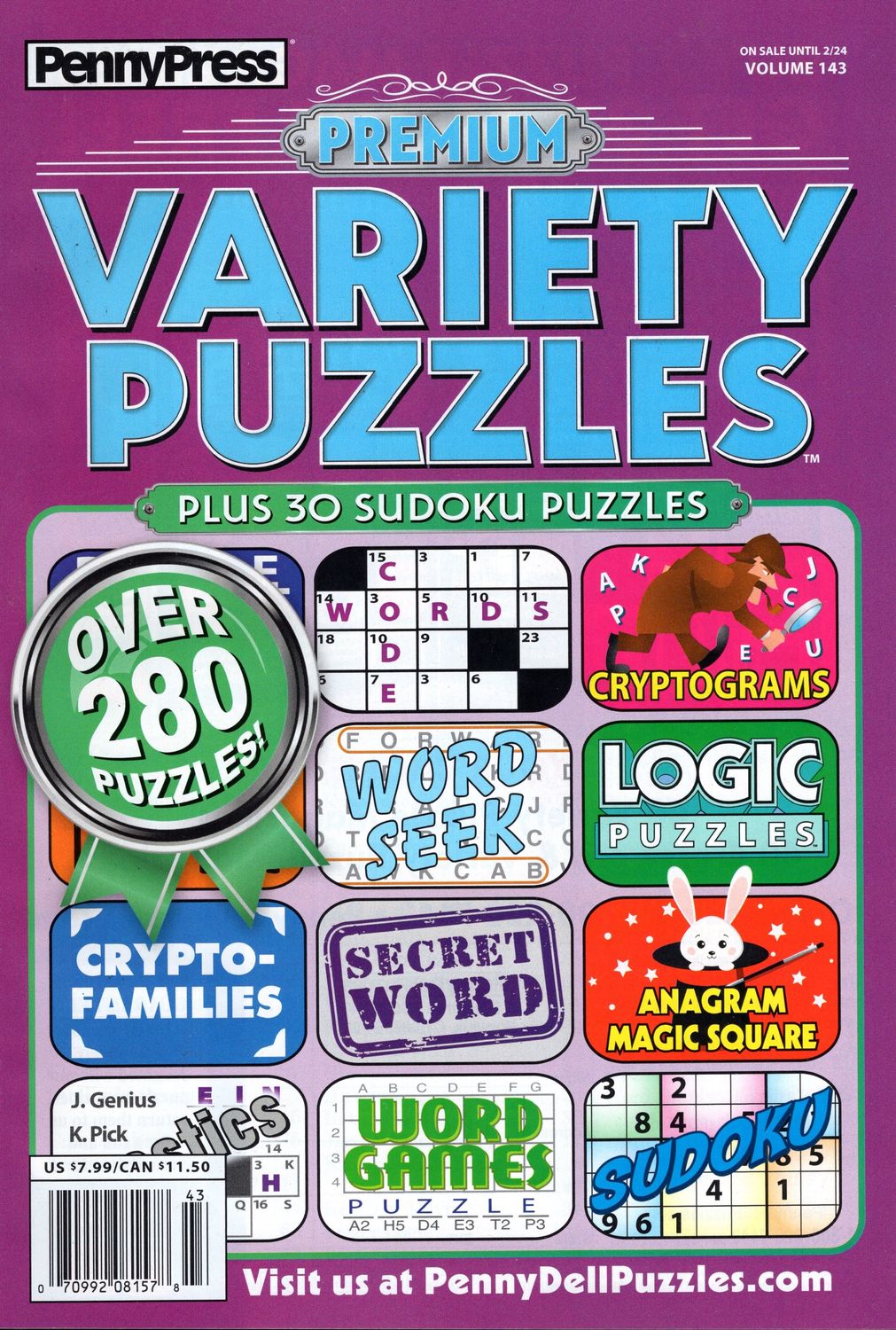 Penny Press Premium Variety Puzzles March 2026 (143)
