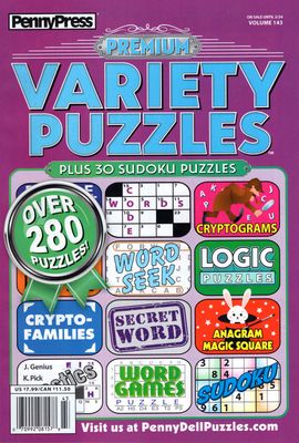 Penny Press Premium Variety Puzzles March 2026 (143)
