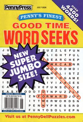 Penny’s Finest Good Time Word Seeks July 2026