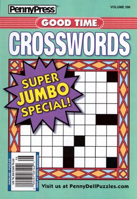 PennyPress Good Time Crosswords Puzzle Book (396) August 2026