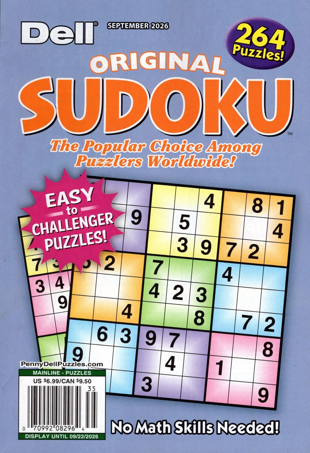 Dell Original Sudoku September 2026