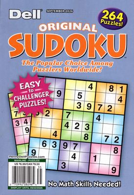 Dell Original Sudoku September 2026