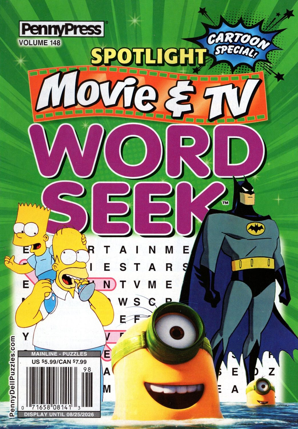Spotlight Movie &amp; TV Word Seek August 2026 (148)