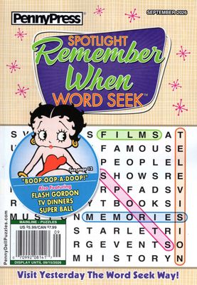 Spotlight Remember When Word Seek September 2026