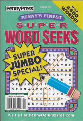 Penny’s Finest Super Word Seeks September 2026 (405)