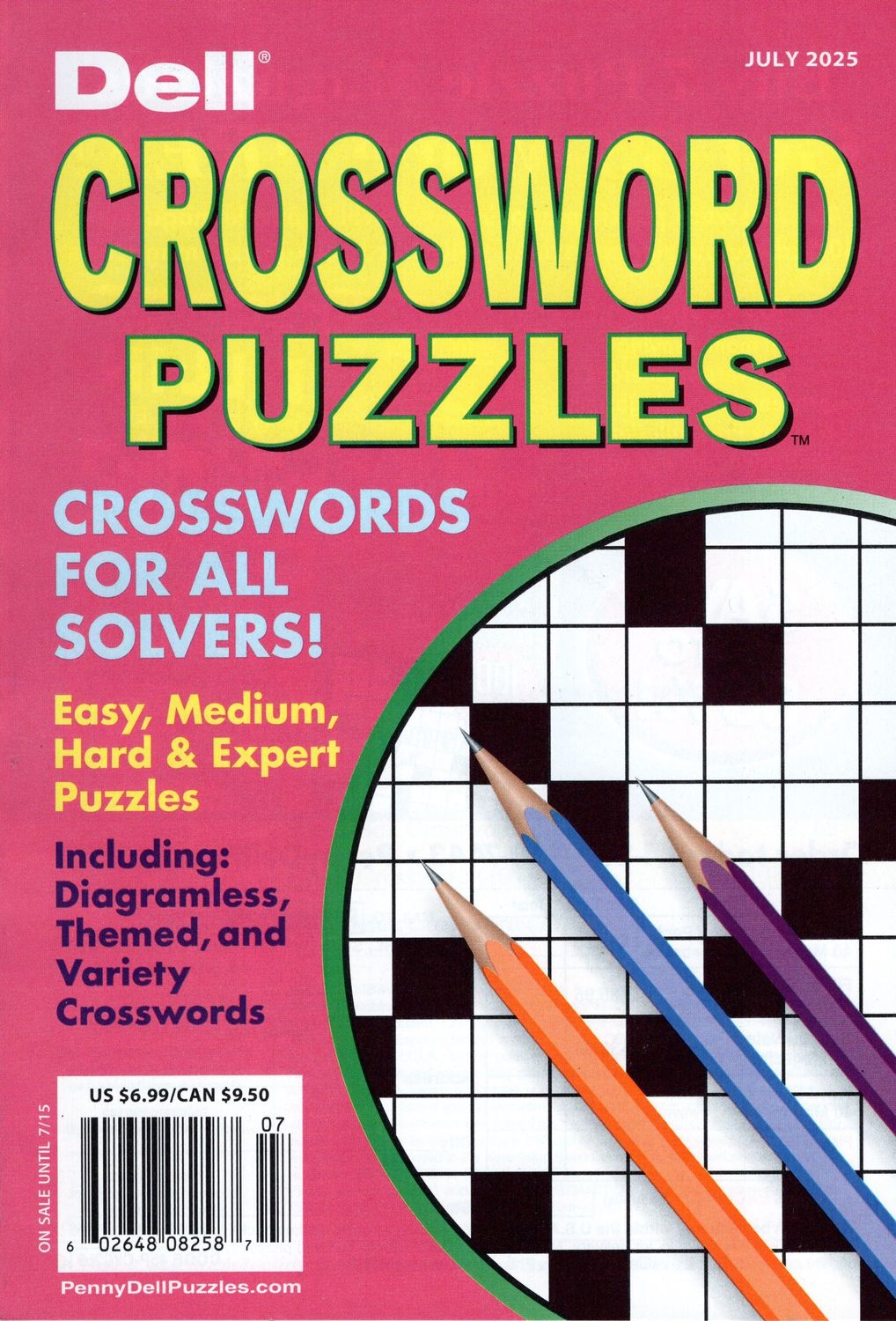 Dell Crossword Puzzles July 2025