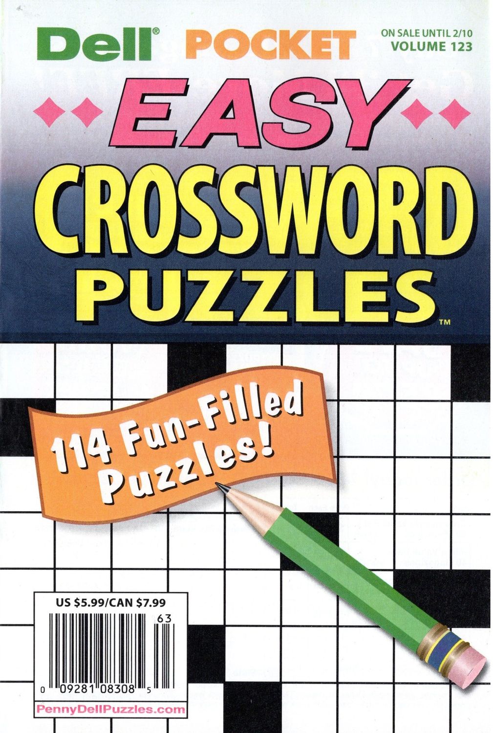 Dell Pocket Easy Crossword Puzzle Book – easy crossword puzzles for beginners