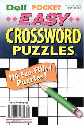 Dell Pocket Easy Crossword Puzzle Book – easy crossword puzzles for beginners