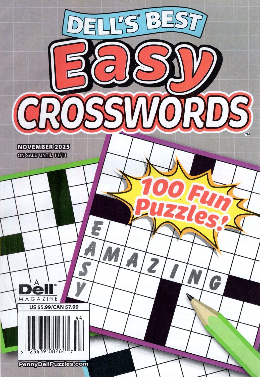Dell’s Best Easy Crosswords November 2025