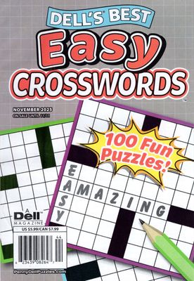 Dell’s Best Easy Crosswords November 2025