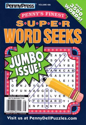 Penny’s Finest Super Word Seeks October 2026 (406)
