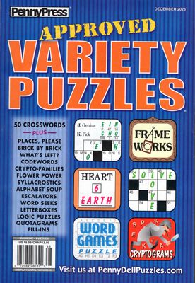 Approved Variety Puzzles December 2026
