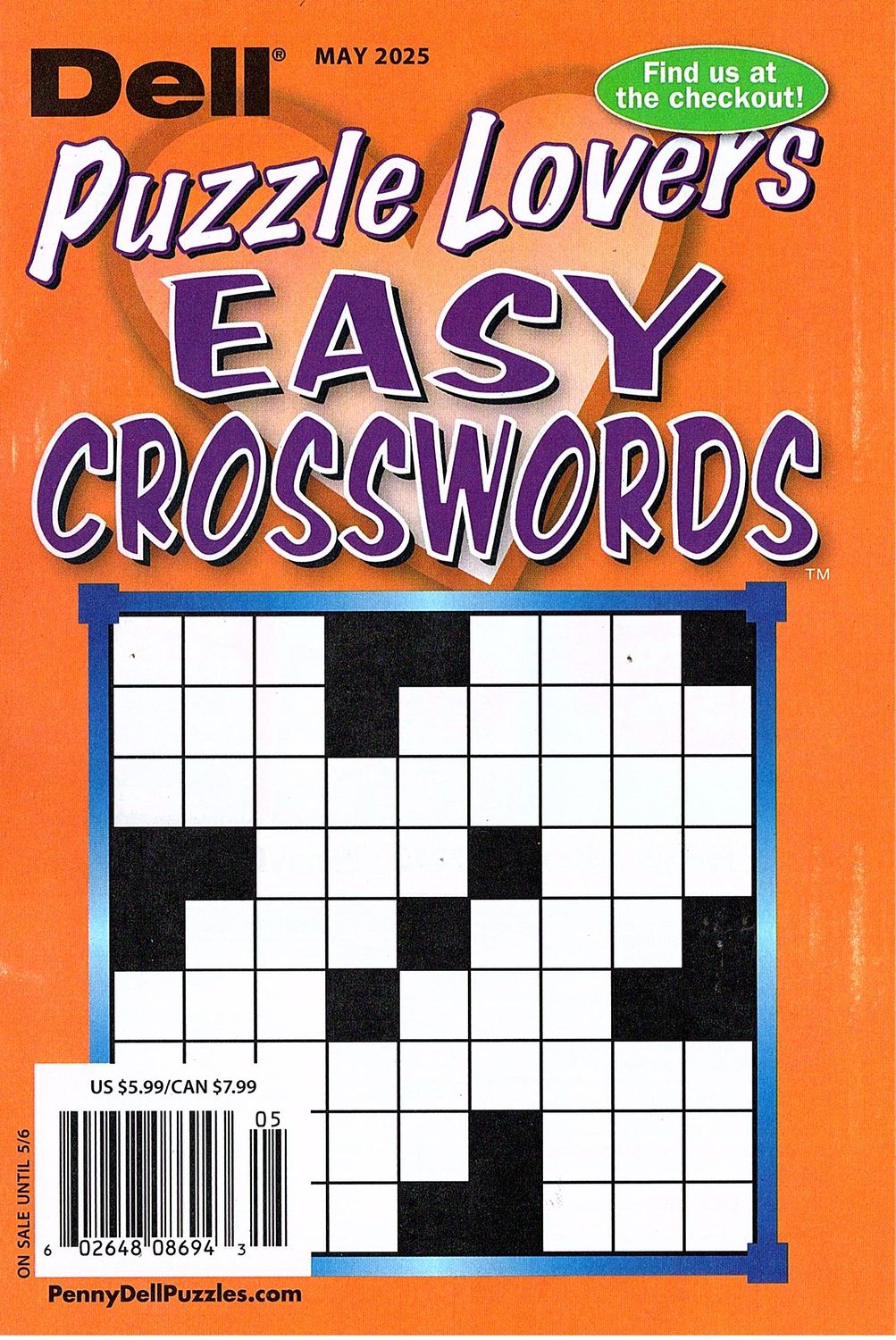 Dell Puzzle Lovers Easy Crosswords May 2025