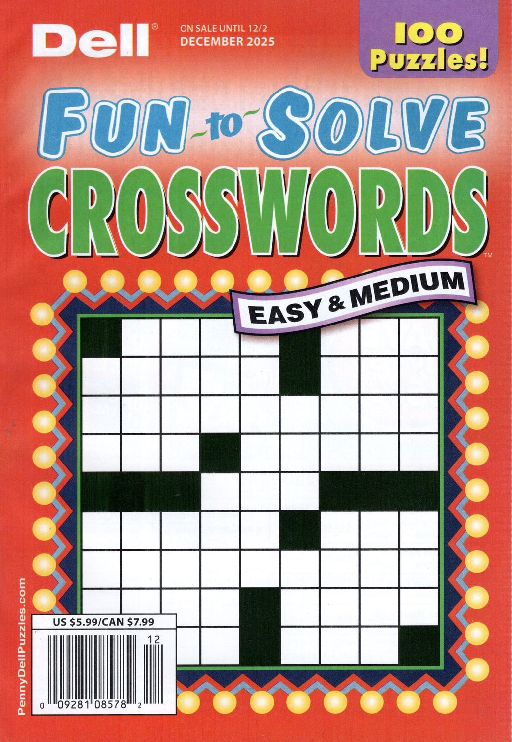 Dell Fun-to-Solve Crosswords December 2025
