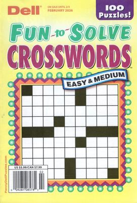 Dell Fun-to-Solve Crosswords February 2026