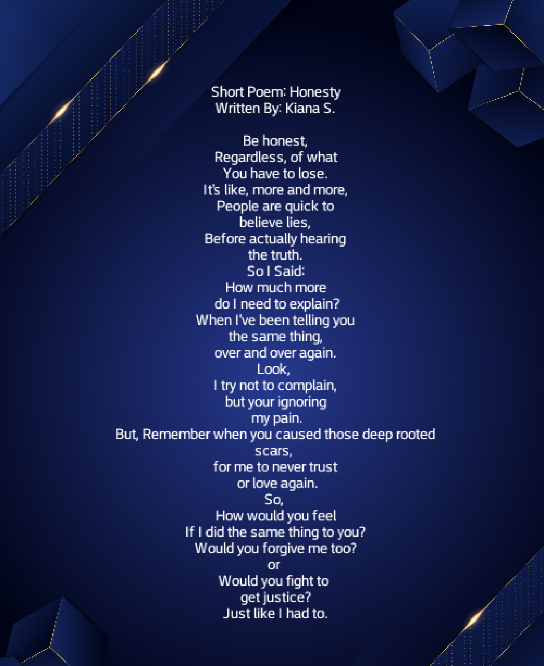 Poem: Honesty