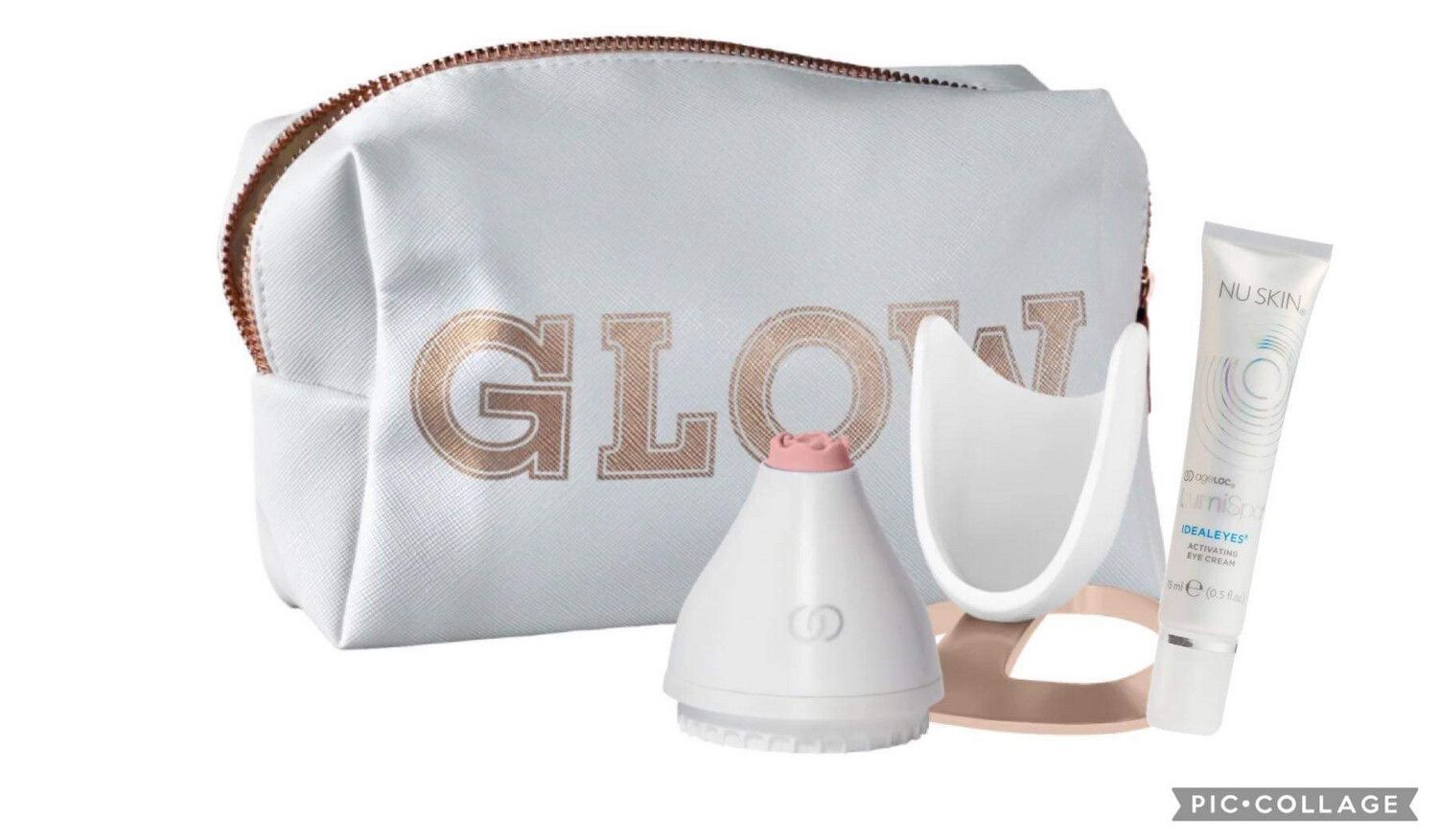 Accent Glow Bundle + Free Eye Cream, Stand And Accent ROSE GOLD ONLY