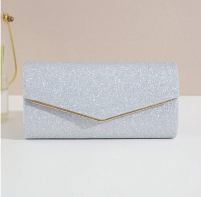 Glitter Evening Envelope Clutch Bag