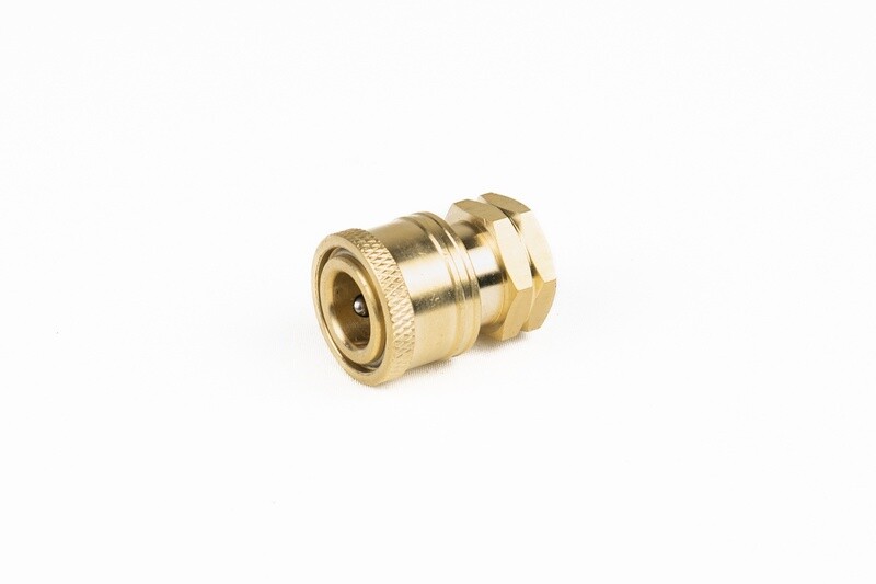 Quick Coupler - Brass - Socket, Size: 1/4&quot;, Thread: FPT