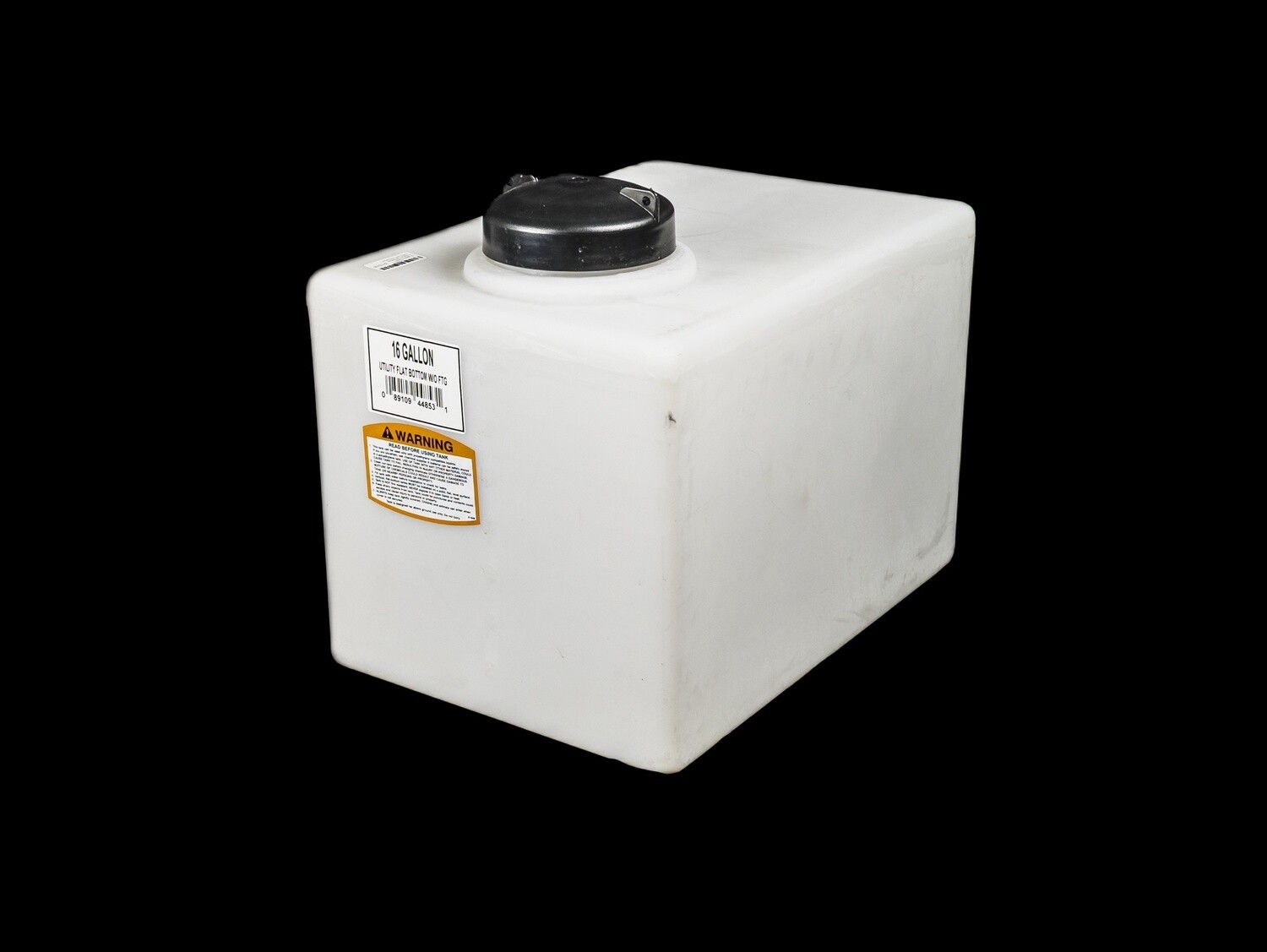 16-gallon Plastic Portable Flat Bottom Utility Tank | Norwesco