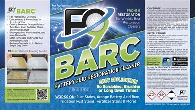 F9 BARC (Battery Acid Restoration Cleaner), 1-gallon