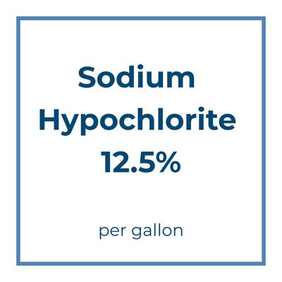 12.5% Sodium Hypochlorite (per gallon)