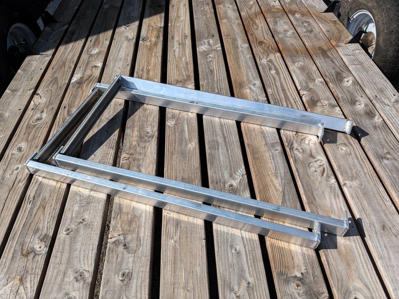 Brackets (set of 2) for 100-gallon Vertical Slim Line Tank | C3 Skids