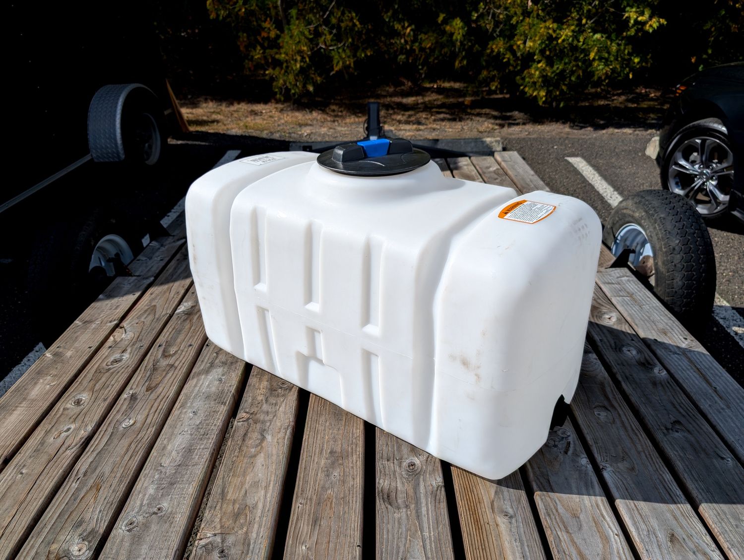 50-gallon Plastic Portable Loaf Utility Tank