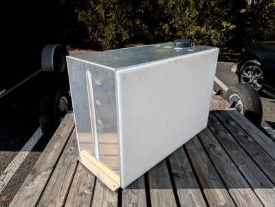 Bracket for 100-gallon Portable Flat Bottom Utility Tank | C3 Skids