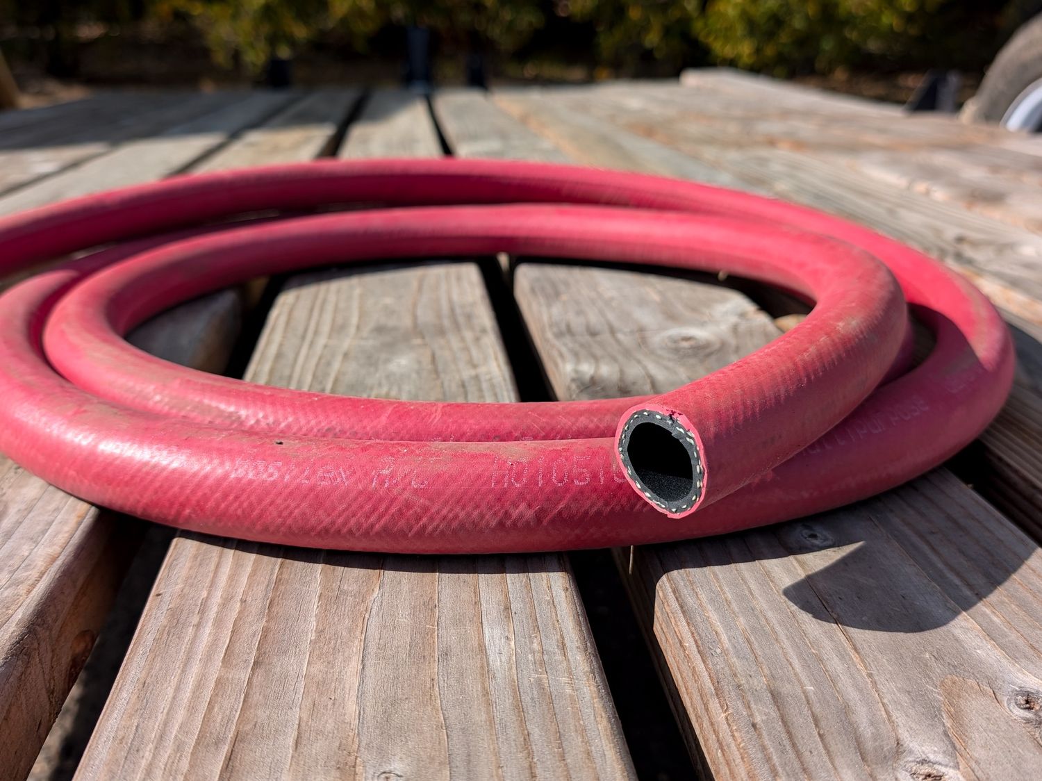 Soft Wash Hose - 300 PSI - 1&quot; - Red (by  foot)