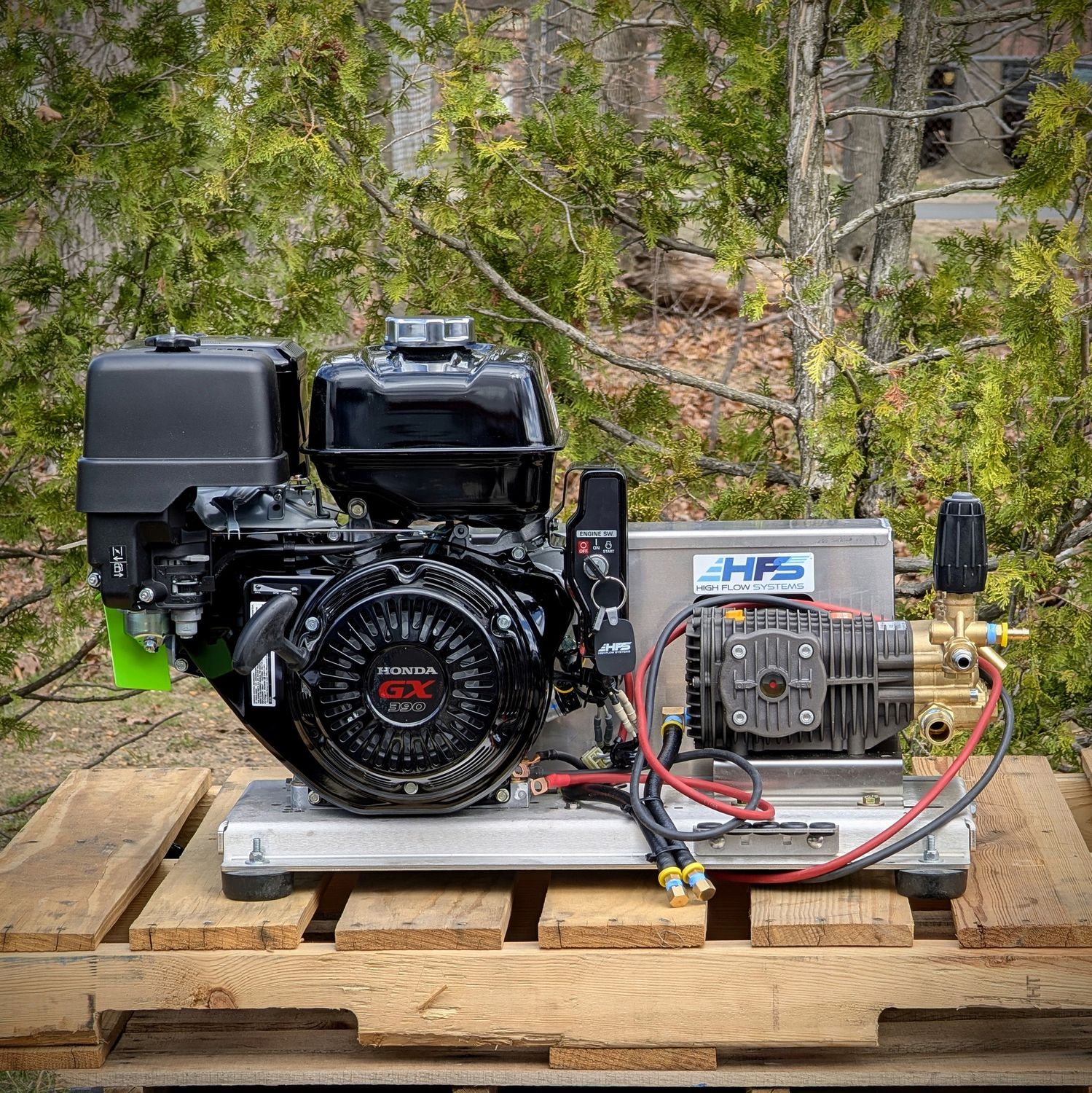 3000 PSI @ 5.5 GPM - Honda GX390ES - &quot;HFS&quot; Belt Drive - Comet Pump