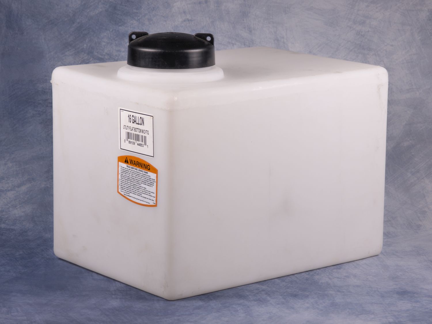 16-gallon Plastic Portable Flat Bottom Utility Tank | Norwesco