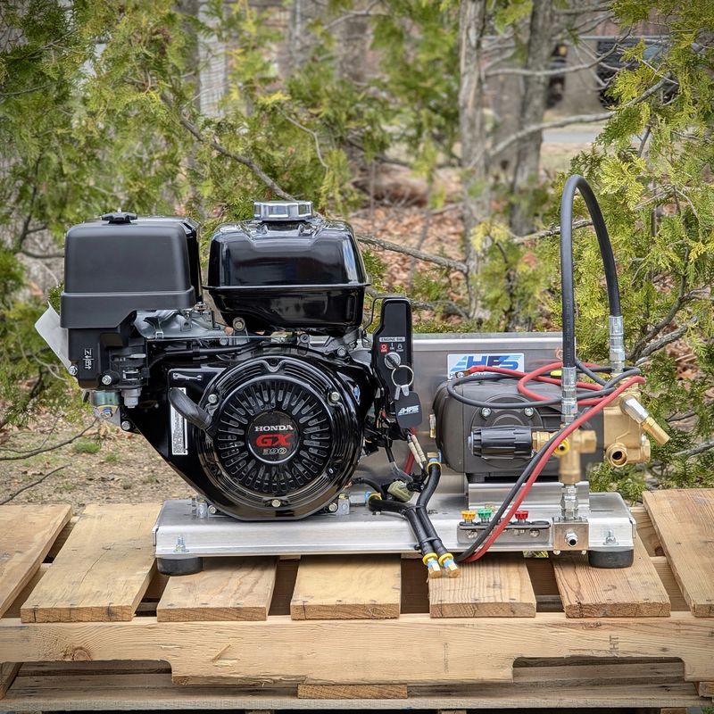3000 PSI @ 5.5 GPM - Honda GX390ES - "HFS" Belt Drive - General Pump