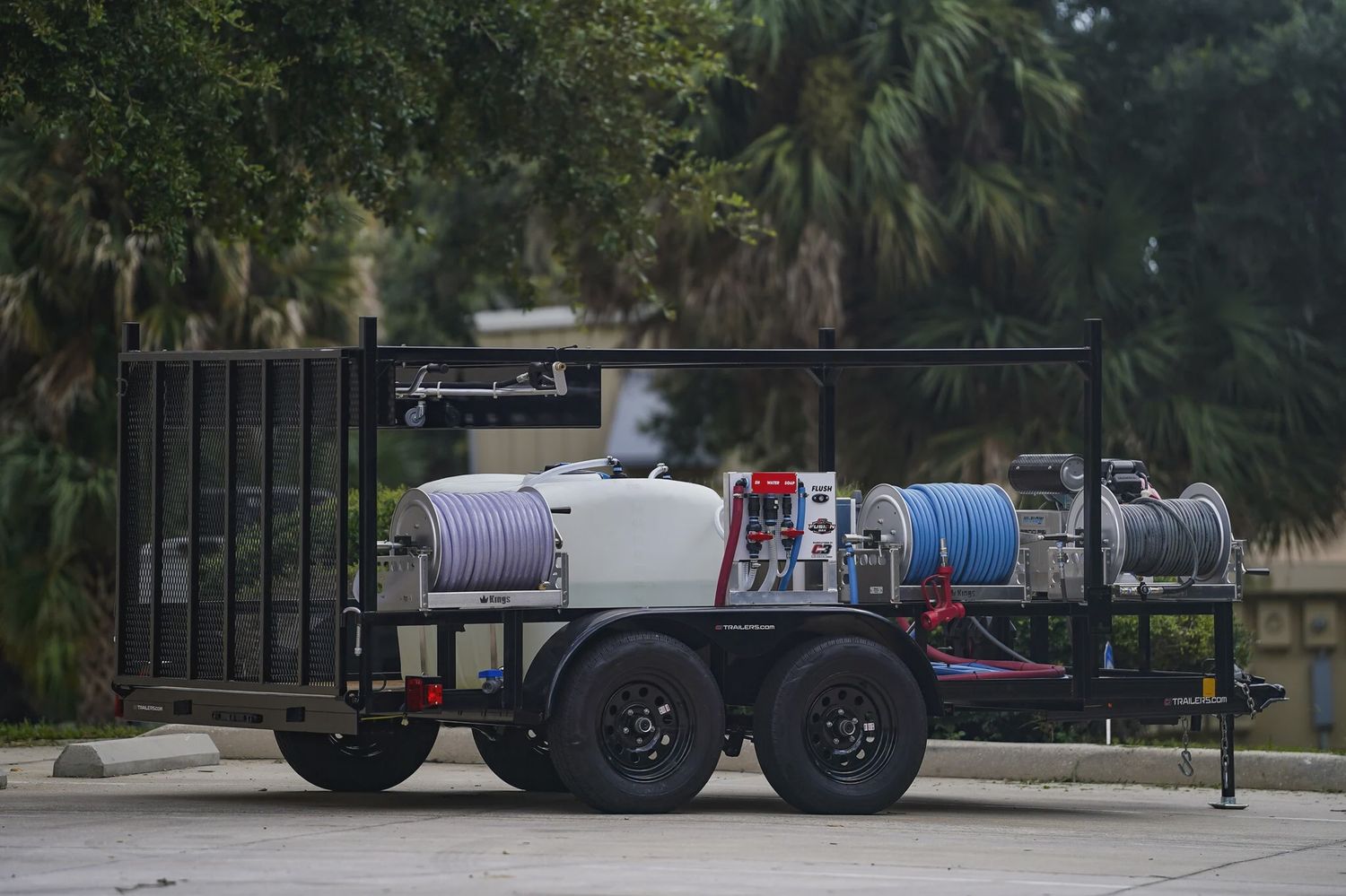 6x12 Pressure Washing &amp; Gas Soft Wash Trailer