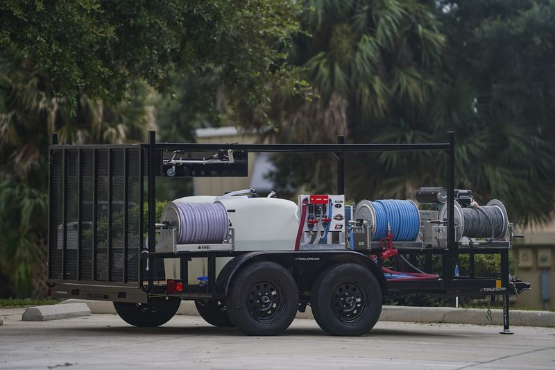 6x12 Pressure Washing &amp; Gas Soft Wash Trailer