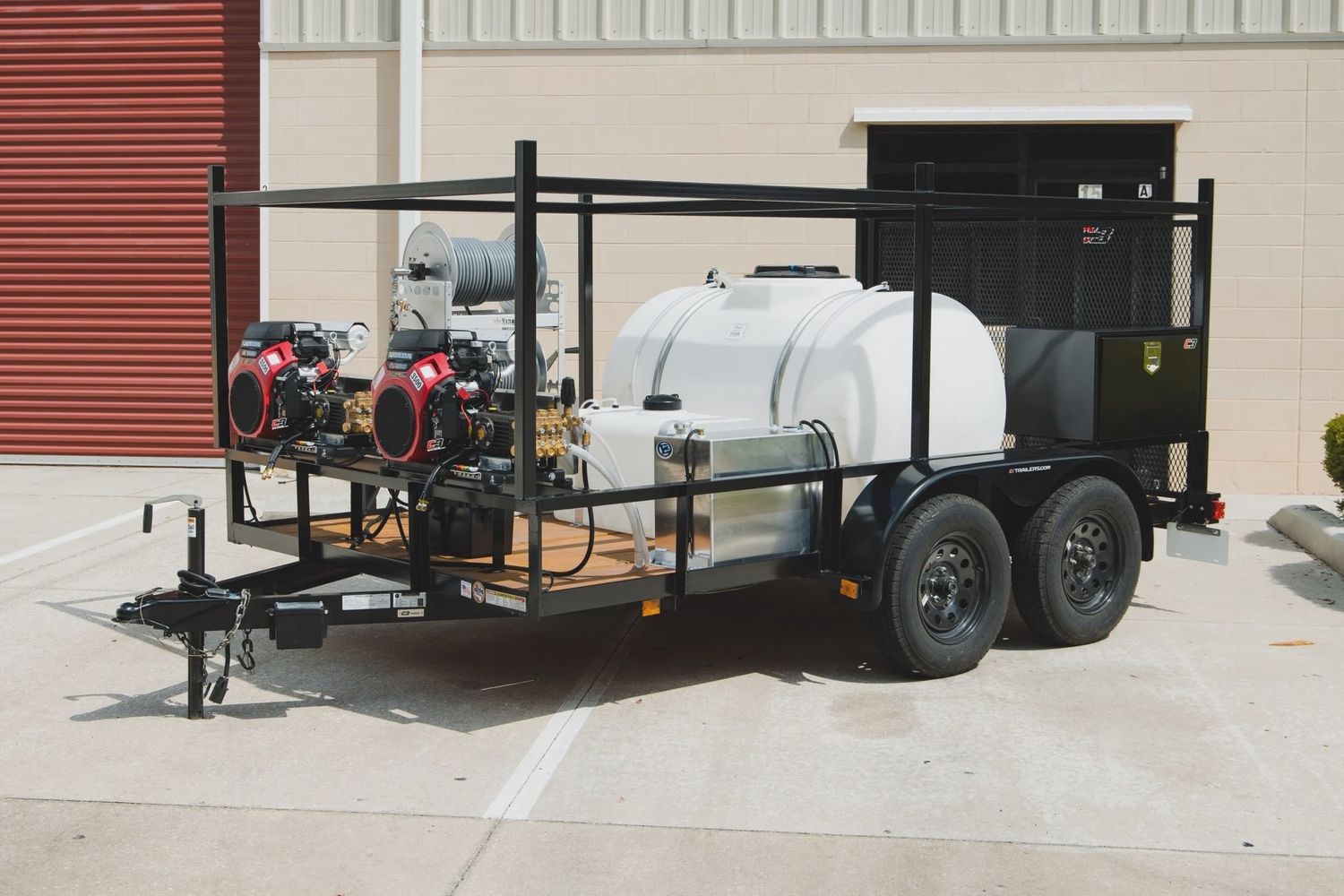6x12 Pressure Washing Trailer