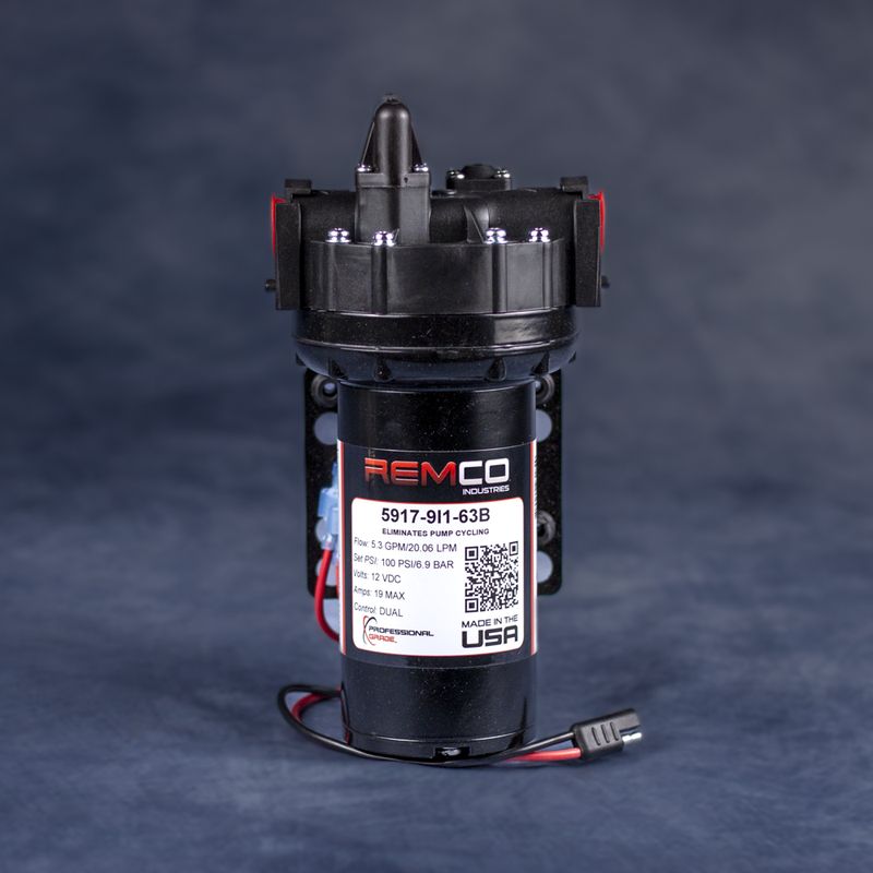 12V Pump - 100 PSI @ 5.3 GPM | Remco