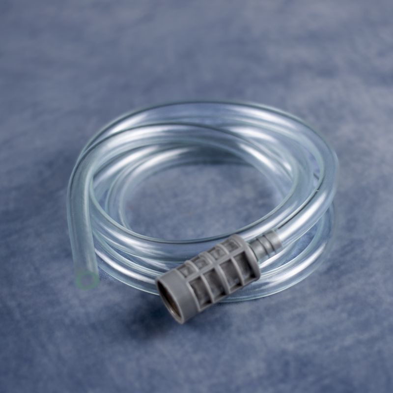 Clear Vinyl Hose with Detergent Filter - 1/4”x4’