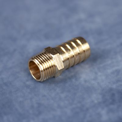 Male Thread x Hose Barb - Brass