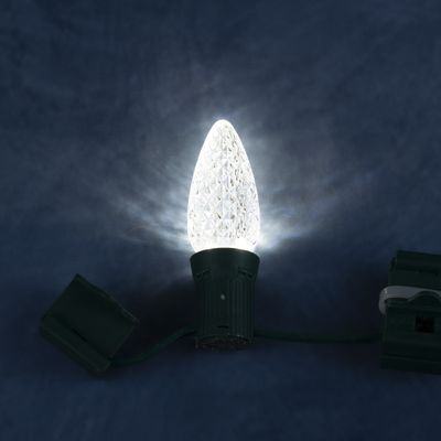 C9 Bulb - Pure White - Faceted | Minleon