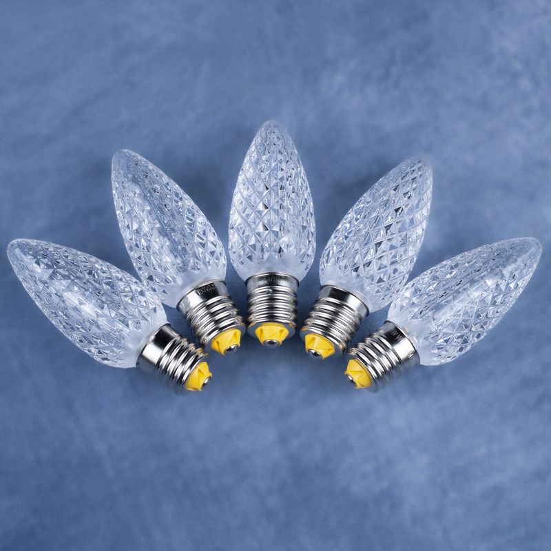 C9 Bulb - Sun Warm White - Faceted | Minleon