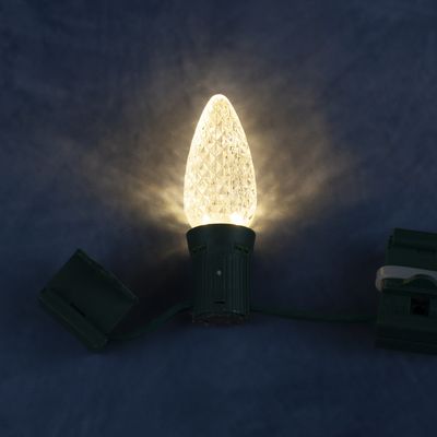 C9 Bulb - Sun Warm White - Faceted | Minleon