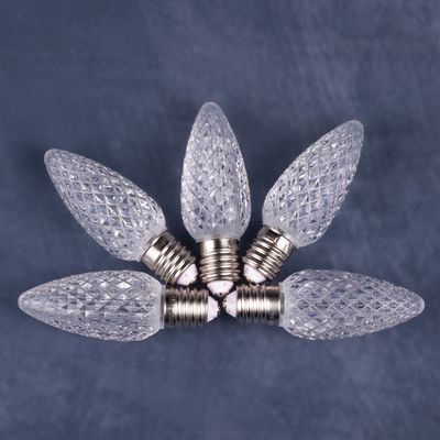 C9 Bulb - Pure White - Faceted | Minleon