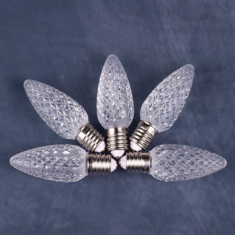 C9 Bulb - Pure White - Faceted | Minleon