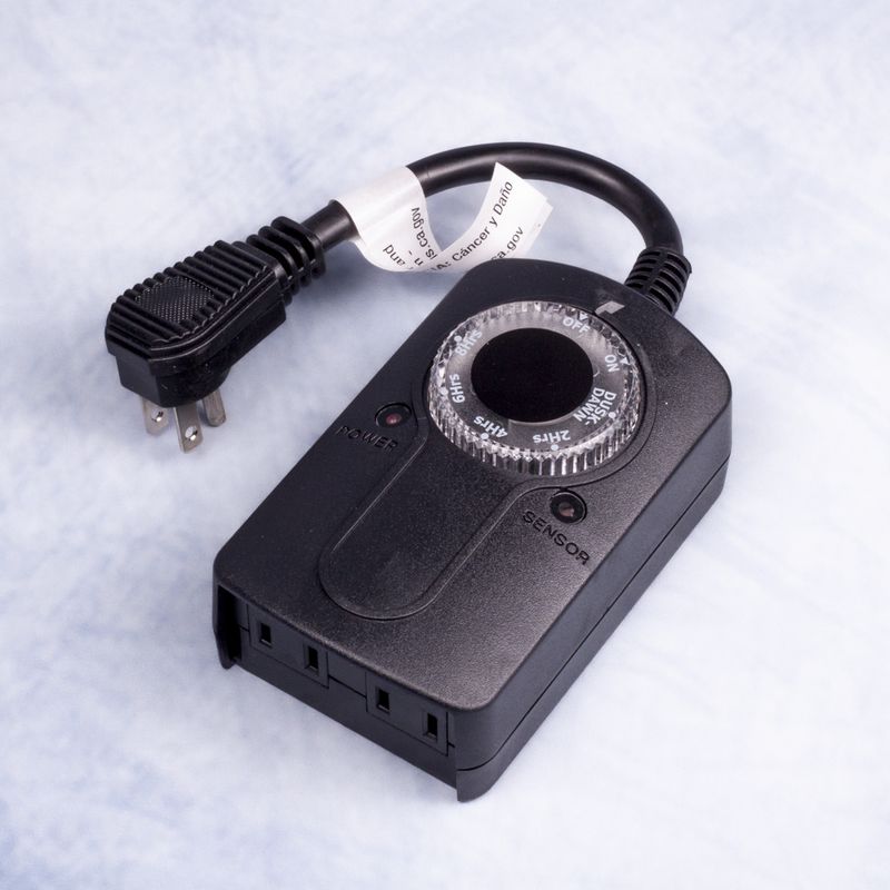 Outdoor Timer - 2 Outlet - 15 AMP - Dusk/Dawn