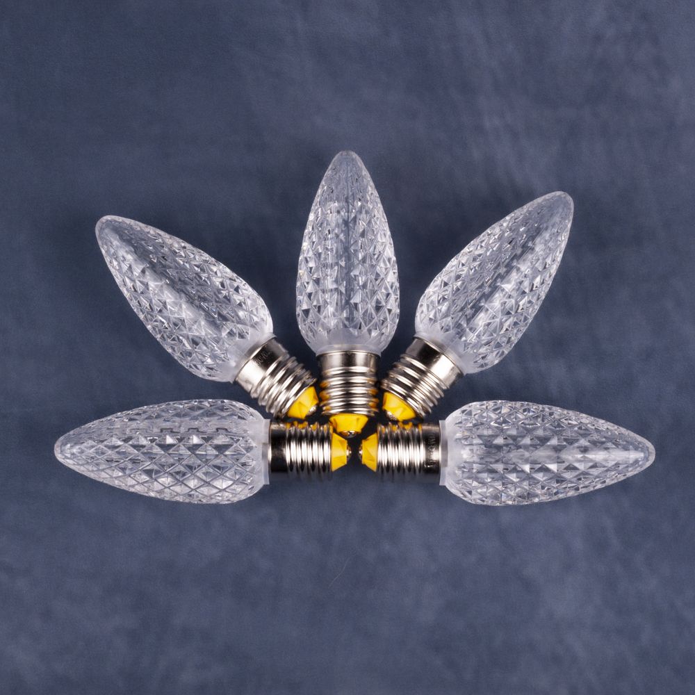 C9 Bulb - Sun Warm White - Faceted | Minleon