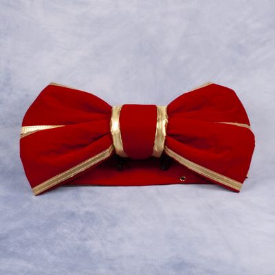 Bow - Red with Gold Trim Bow - Red with Gold Trim
